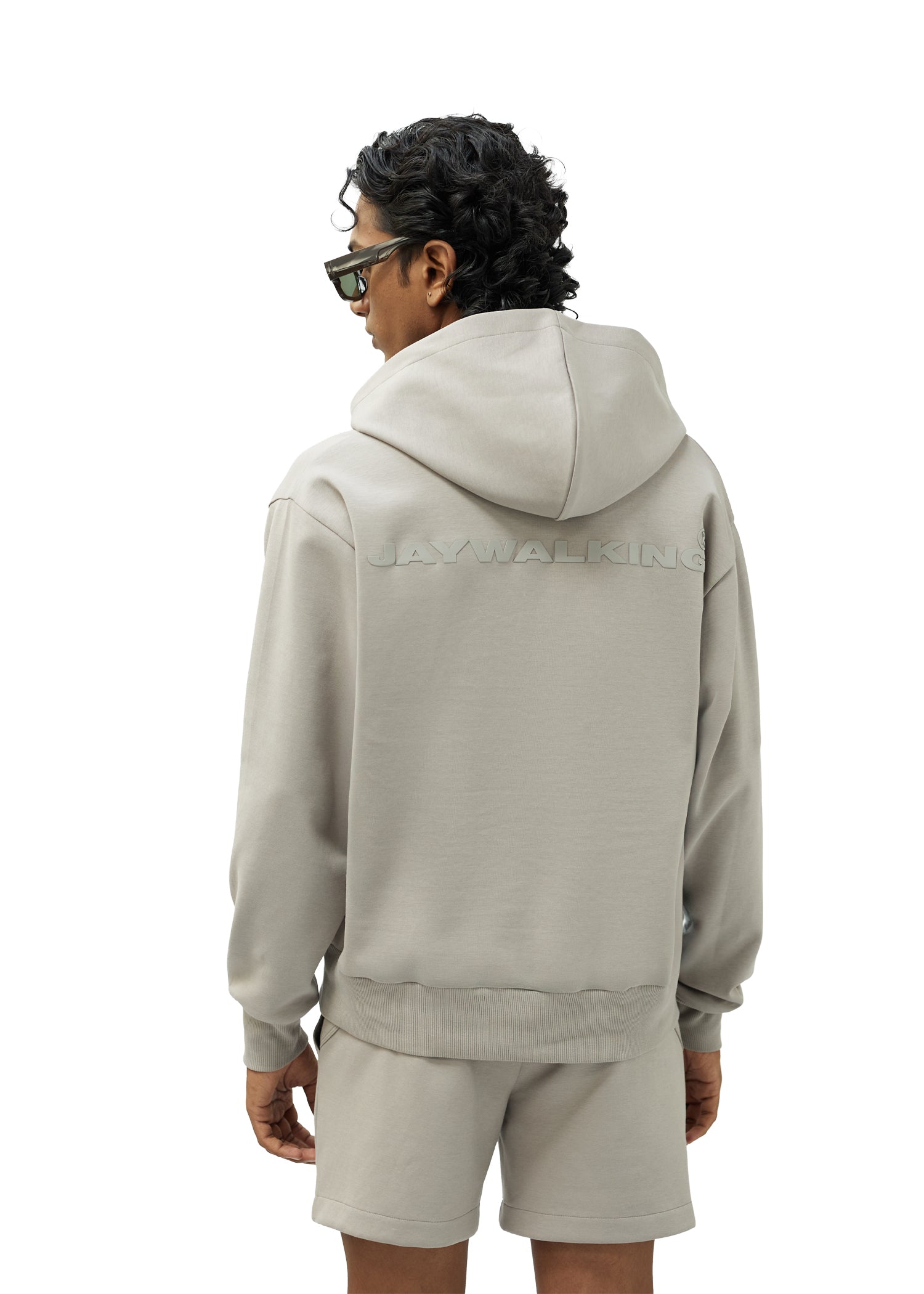 RICH HOODIE IN OYSTER GREY [UNISEX] – JAYWALKING