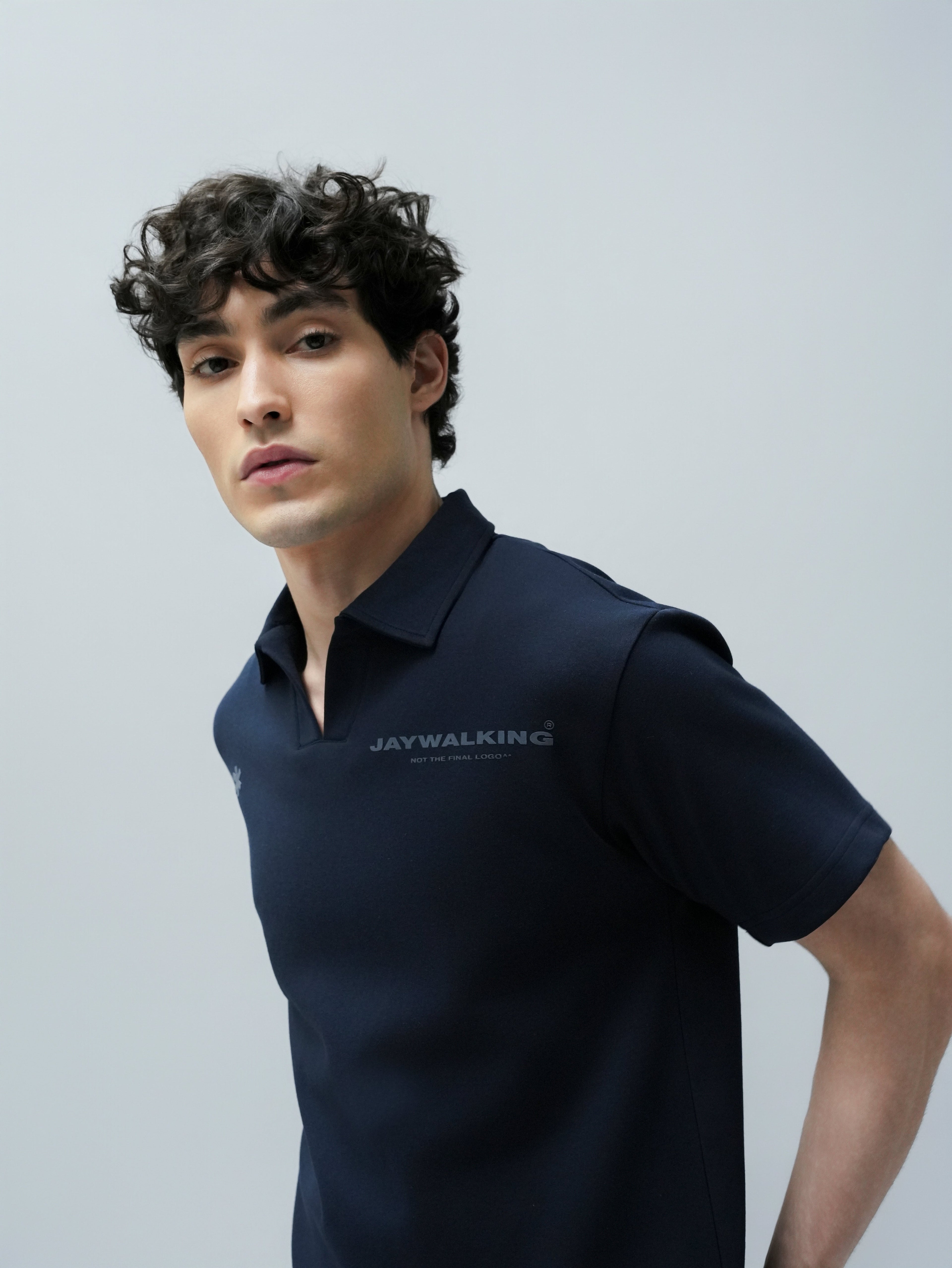 RICH POLO IN NAVY BLUE [UNISEX] – JAYWALKING - Image 5